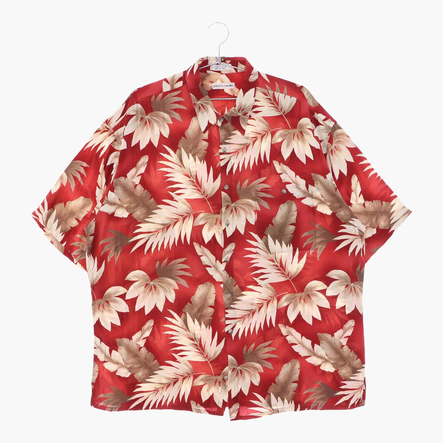 피에르가르뎅  레이온 하와이안 셔츠 공용XL 빈티지플러스